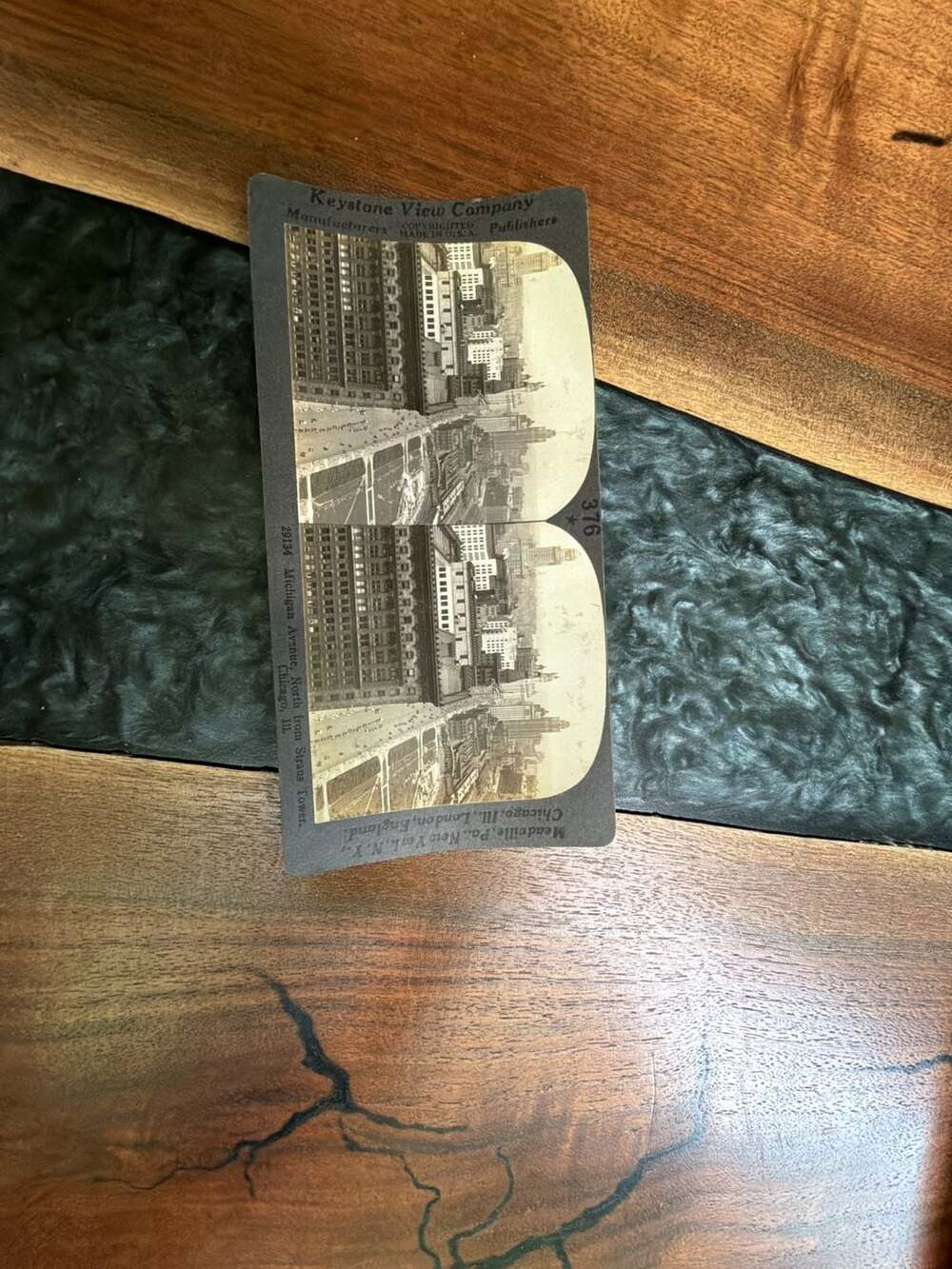 Keystone View Company Stereoview Card 29134: Michigan Avenue, North from Straus